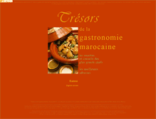 Tablet Screenshot of gastronomie-marocaine.com